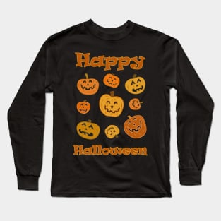 Happy Halloween #1 Long Sleeve T-Shirt